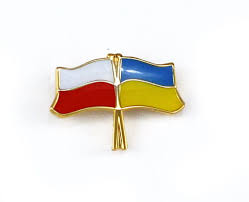 Flaga ukrainy jest prostokątem podzielonym na dwa poziome pasy: Flaga Polska Ukraina Przypinka Pamiatki Z Polski Souvenirs From Poland Gadzety W Barwach Narodowych