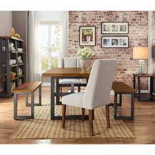 Check spelling or type a new query. Better Homes Gardens Mercer Dining Bench Vintage Oak Walmart Com Walmart Com