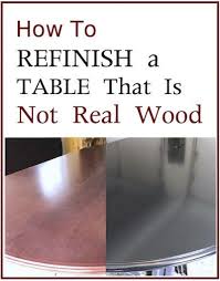 How To Refinish A Table That Is Not Real Wood Entri Ways Painted Kitchen Tables Chalk Paint Kitchen Table Real Wood Table