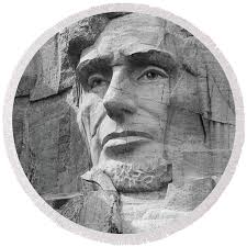 Mount Rushmore #68 Round Beach Towel by Robert Hayton