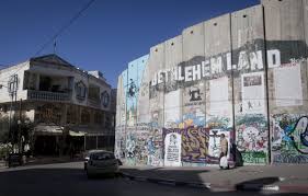 Is it to make light of the hardships and struggles felt by people in this part of the world? Prominent Graffiti Artist Unveils New Installation In West Bank