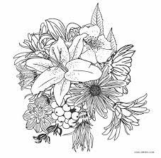 Here are coloring pages inspired by the beauties of nature: Free Printable Flower Coloring Pages For Kids