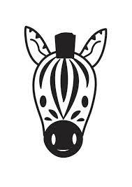 Of course grass is yellow or green, not white and black, but lions are colorblind! Coloring Page Zebra Head Free Printable Coloring Pages Img 17805