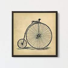 Find over 100+ of the best free old bicycle images. Vintage Bicycle Printable Old Fashioned Cycle Velocipede Wall Art Old Bicycle Big Wheel Antique Bicycle Sq Bicycle Printable Cycling Decor Bicycle Painting