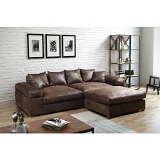 Design xxl big ecken polster eck sofa couch l form leder sofas garnitur + licht. Big Sofa Megasofa Riesensofa Arezzo Vintage Braun Inkl Hocker