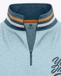 Download Men S Heather Quarter Zip Sweatshirt Mockup Front View In Apparel Mockups On Yellow Images Object Mockups