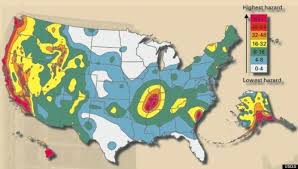Special devices as seismographs are used to spot and record an earthquake. U S Fault Lines Graphic Earthquake Hazard Map Huffpost
