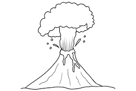Some volcanoes happen underwater, along the seabed or ocean floor. Easy To Draw Volcano Eruption Novocom Top