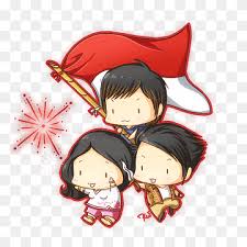 Merdeka png indonesia merdeka poster independence vector template. Three Children Holding Flag Illustration Proclamation Of Indonesian Independence August 17 Merdeka Malaysia Child Manga Chibi Png Pngwing