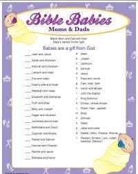 Baby Shower Games Love These Bible Baby Name Games Printable Baby Shower Games Baby Shower Fun Bible Baby Names