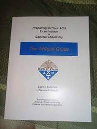Preparing for Your ACS Examination in General Chemistry : The Official  Guide book by Lucy T. Eubanks, I. Dwaine Eubanks: 9780970804204