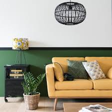 Hangelampe Aus Bambus Schwarz D45 Maisons Du Monde Deco Maison Deco Tendance Deco