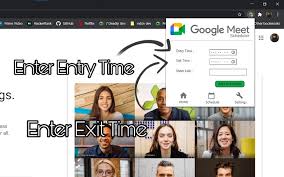The meeting link can be; Google Meet Scheduler Auto Join Leave Meet
