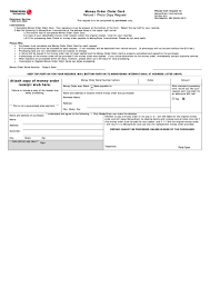 You'll find further instructions on the money order claim card form. Fillable Money Order Claim Card Form Printable Pdf Download