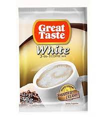 I want my coffee dark but creamy and tasty. Amazon Com Great Taste Philippines 3 In 1 White Coffee Mix 30g 10 Packets Grocery Gourmet Food