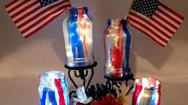 Patriotic Lanterns @ Newport Branch Library