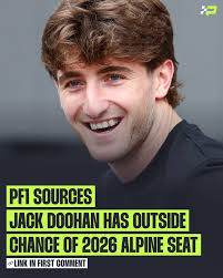 Jack Doohan has an outside chance of an Alpine seat for 2026, PF1  understands. Flavio Briatore recently claimed that Paul Aron is the main  threat to Franco Colapinto.