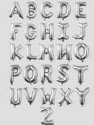 Decorative alphabet letters can be used in many functions depending on the design that is incorporated on the letter. Decorative Alphabet Letter Balloon 1pc Silver Decorative Alphabet Letters Lettering Alphabet Letter Balloons
