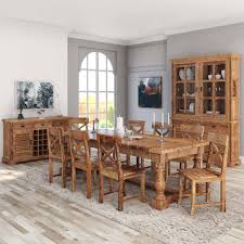 Interior s interior design dining table dining sets teak architecture interiors sofa happy shopping woodworking. Britain Rustic Teak Wood 11 Piece Dining Room Set