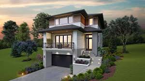 Philippine dream house design sloping land. Fantastic Floor Plan For Uphill Sloping Lots House Plan 22202 The Bingley Is A 2498 Modern Style House Plans Narrow Lot House Plans Contemporary House Plans