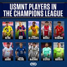 Usmnt has talent to achieve world cup glory (1:35). Fox Soccer A Record 10 U S Soccer Players Have Been Named To 2020 21 Uefa Champions League Rosters All Aged 25 And Under Facebook