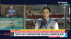 En una entrevista con doble mérito, la nadadora y múltiple medallista argentina dijo que le gustaría que el basquetbolista de denver nuggets lleve la bandera en los juegos olímpicos. Natacion Las Expectativas De Delfina Pignatiello Para Tokyo 2020 Tyc Sports