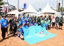 Magistrados e servidores do TJPB participam de ação do Projeto Praia Limpa na Orla da Capital
