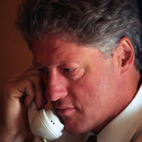 Russian President Boris Yeltsin says farewell to those