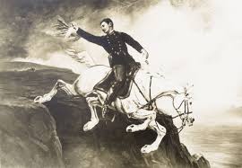 El 7 de junio de cada año recordamos el valor heroico de don francisco bolognesi quién defendió nuestra patria, en la batalla de arica; El Coronel Alfonso Ugarte Arrojandose Del Morro De Arica Ilustracion