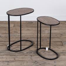 Eaman 2 Piece Nest Of Tables Metal Nesting Tables Coffee Table Wood Coffee Table Vintage