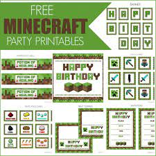 It's also a great way for parents to get in extra practice with their children over the summer, or when they're strugglin. Download These Awesome Free Minecraft Party Printables Minecraft Party Printables Minecraft Party Activities Minecraft Birthday