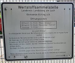 Gemeinde Eching Wertstoffhof