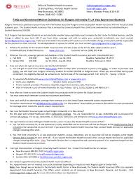 United healthcare offers a number of health insurance plans. Faqs And Enrollment Waiver Guidelines For Rutgers University F1