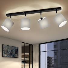The bottom of a pendant should be 30 inches from the surface of your dining table. Design Ceiling Lamp Dining Room Spot Light Rail Textile Lamp Movable Gray Fh Lighting 820001 Etc Shop Lamps Furniture Technology Household All From One Source Etc Shop