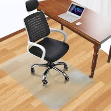Soundance chair mat for hardwood floor, 36'' x 48'' x 1/16''(2mm) thickness, highly premium quality chair pad protector for office pc under desk gaming rolling chair, bpa and phthalate free, black. Fezibo Floor Mats For Desk Chairs Shipped Flat Chair Mat Office 48 X 36 For Hardwood Floors Furniture Accessories Office Products