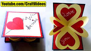 (the mint to be fab collection has the love card, which i found to be simply darling! How To Make Pop Up Card I Love You Valentine S Day Card Valentine S Day Card For Boyfriend Youtube