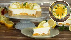 No Bake Lemon Curd Torte Zitronen Cremetorte Ohne Backen Sommerliche Torte Ohne Gelatine Kuchen Ohne Zucker Und Mehl Creme Fur Torten Kuchen Ohne Backen