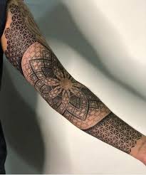 They first gained their popularity amongst the hindus and the buddhist religion. Pin On Tattoo Mandala Tattoo Sleeve Geometric Sleeve Tattoo Flower Of Life Pattern