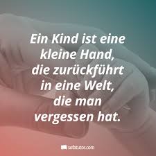 Ein Kind Ist Eine Kleine Hand Die Zurückführt In Eine Welt Die Man