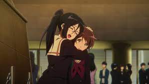 Hibike Euphonium 2 Episode 12 Asuka Hugging Kumiko Euphonium Black Anime Characters Anime Girlxgirl