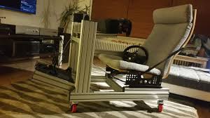 Motedis Custom Rig With Poang Chair Full Adjustable Chair Cockpit Setup