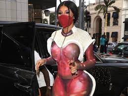 How do you edit a picture to see through clothes? Cardi B Wears See Through Dress In Los Angeles Photos
