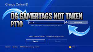 Og Gamertags Not Taken 2019 10 Playstation Xbox Youtube
