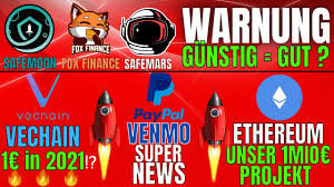 Safemoon as name indicated safely departed to the moon backed by its own protocol. Vechain Vet Xrp Warnung Vor 0 00001 Kryptos Paypal Venmo Wir Machen Mit Euch Eine Million Nghenhachay Net