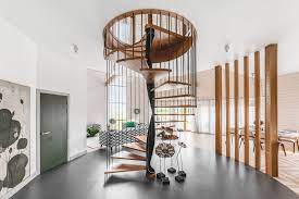 The very nature of a spiral staircase creates an elegant sweeping curve that can give an amazing decorative effect in any space. 75 Beautiful Spiral Staircase Pictures Ideas April 2021 Houzz