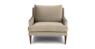 Luxu Shitake Taupe Chair Lounge Chairs Article Modern Mid Century And Scandinavia Mid Century Modern Lounge Chairs Upholstered Swivel Chairs Taupe Chair
