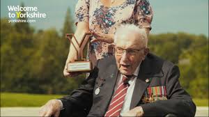 Captain tom, known as sir tom moore, set out to raise £1,000 for nhs charities; Captain Sir Tom Moore Pride Of Yorkshire Youtube