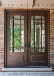 Front Door Custom Double Solid Wood With Walnut Finish Classic Model Db 511 Dd Cst Wood Front Entry Doors Custom Front Doors Front Entry Doors