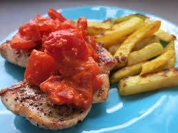 Paprikaschnitzel Mit Kohlrabi Pommes Happy Carb Rezepte Rezept Rezepte Low Carb Rezepte Almased Rezepte