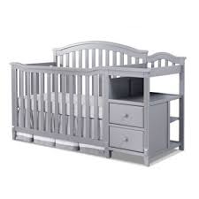 Sorelle Berkley 4 In 1 Convertible Crib And Changer In Grey Crib And Changing Table Combo Grey Crib Convertible Crib